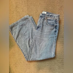 Pistola Light Blue Low Rise Wide Leg Jeans